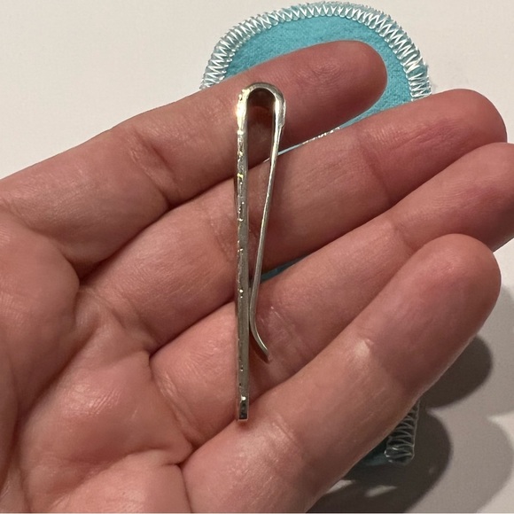 TIFFANY & CO 14K GOLD SILVER WOVEN BASKET WEAVE CUFFLINKS AND TIE BAR - Picture 5 of 15